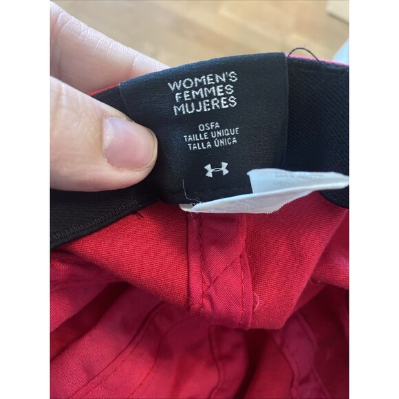 Women’s Under Armour Fuchsia Camo Snapback Hat Cap - Picture 7 of 8